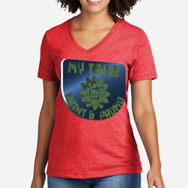 Women's Recycled Blend V Neck Tee Thumbnail