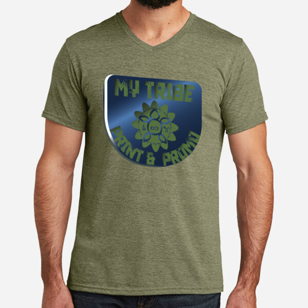 Unisex Tri Blend V Neck Tee Thumbnail